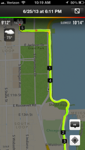 Nike Map for 312 run
